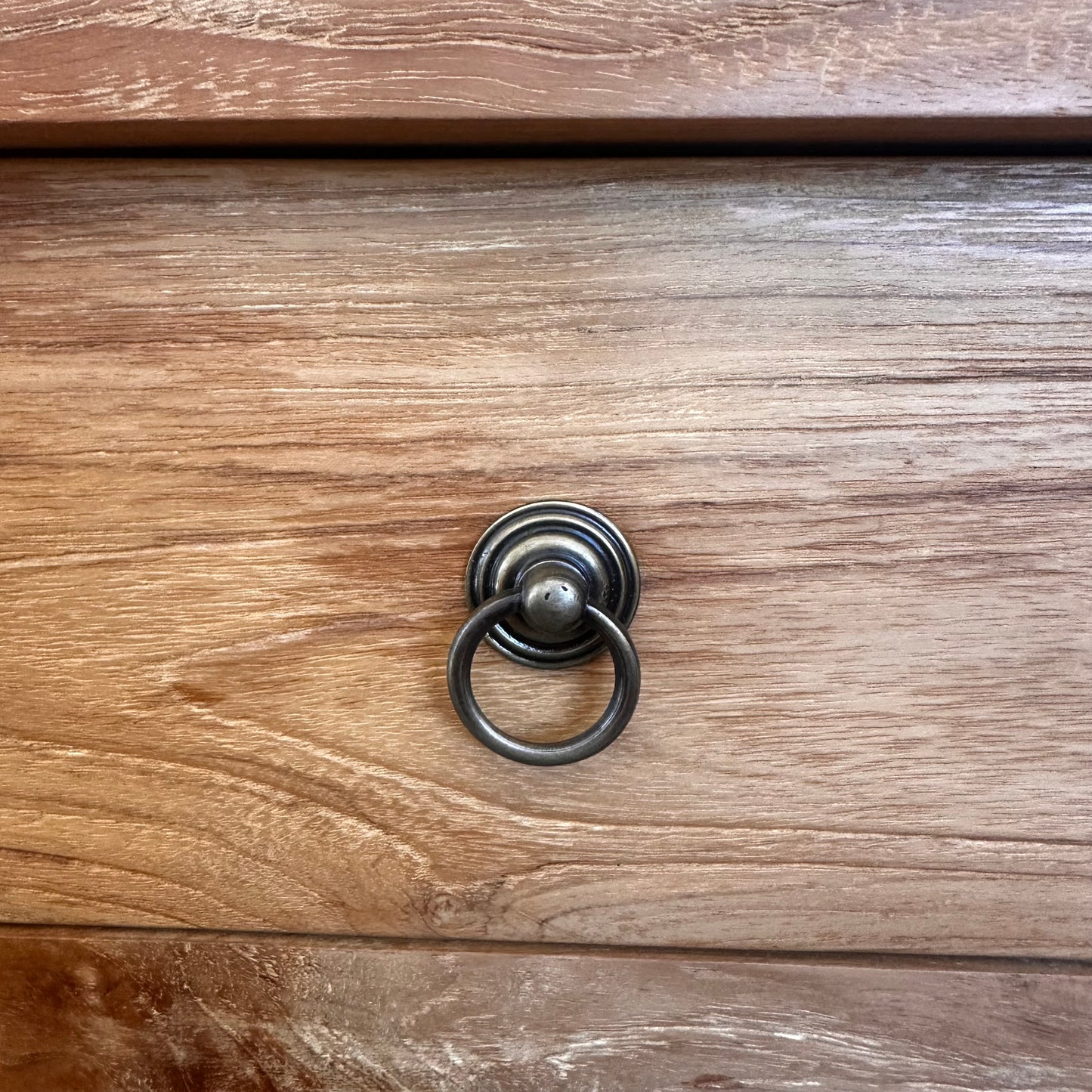 Teak 2 Drawer Console