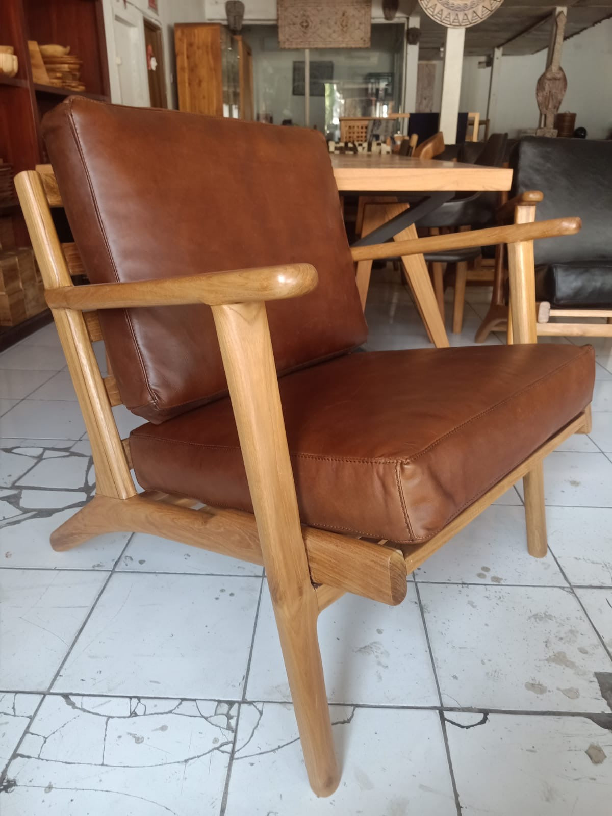 Havana Leather Armchair - Tan
