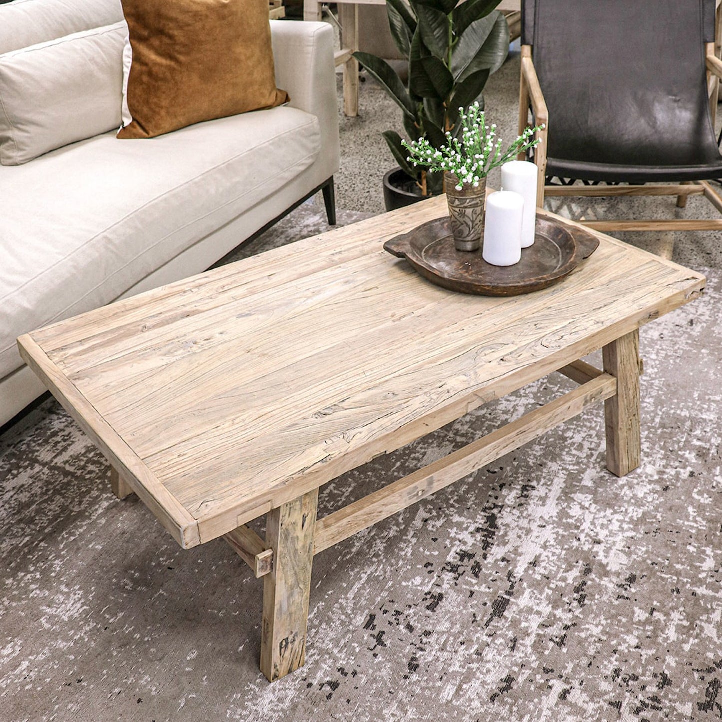 Reclaimed Elm Coffee Table