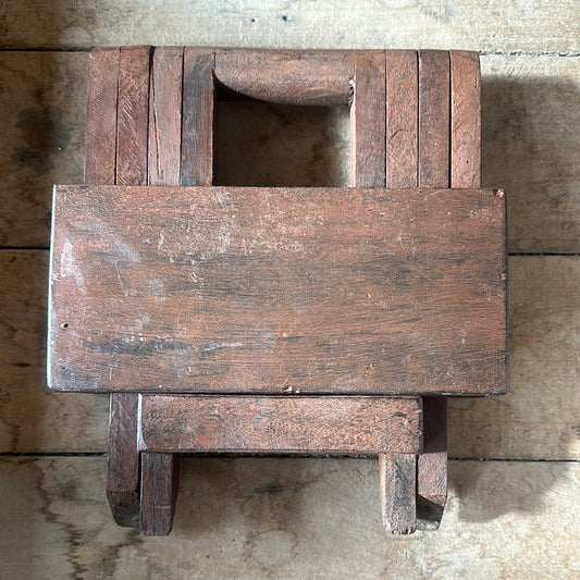 Mini Reclaimed Folding Stool