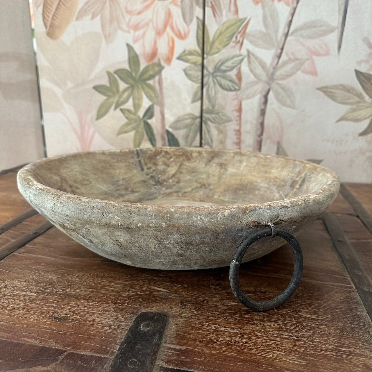vintage wood bowl