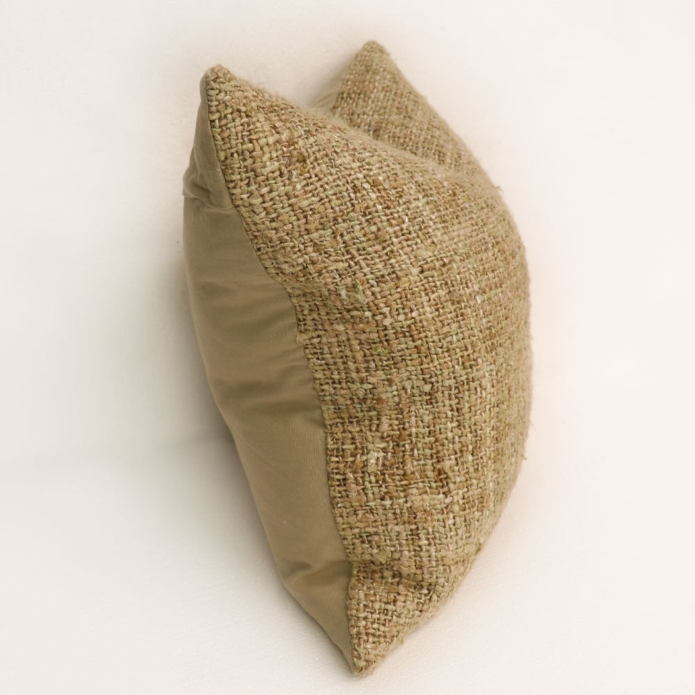 Woven Cotton Cushion + Feather Inner (4 colours)