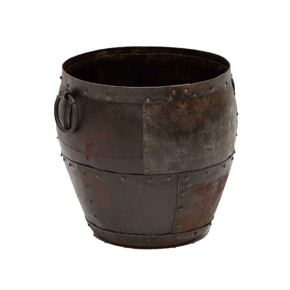 Sahar Lotus Reclaimed Iron Pot - 2 sizes