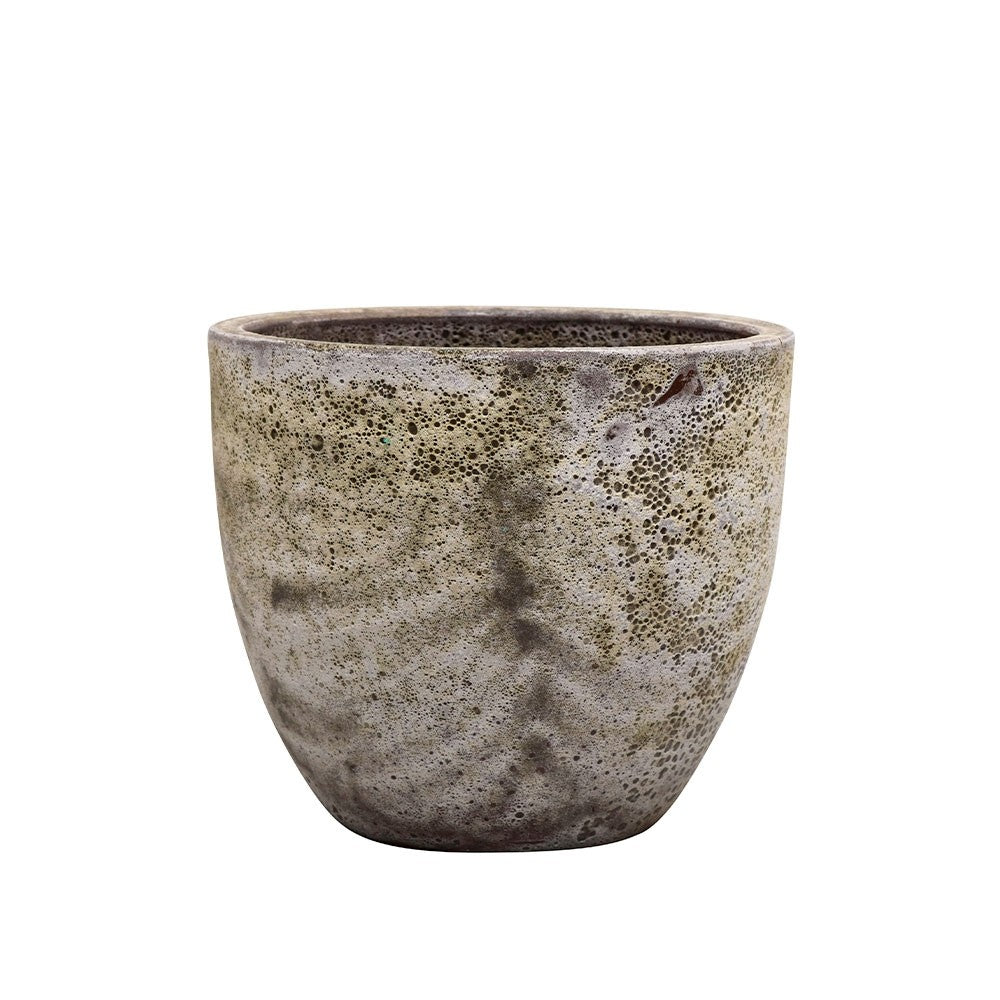 Lava Egg Earthenware Planter Pot