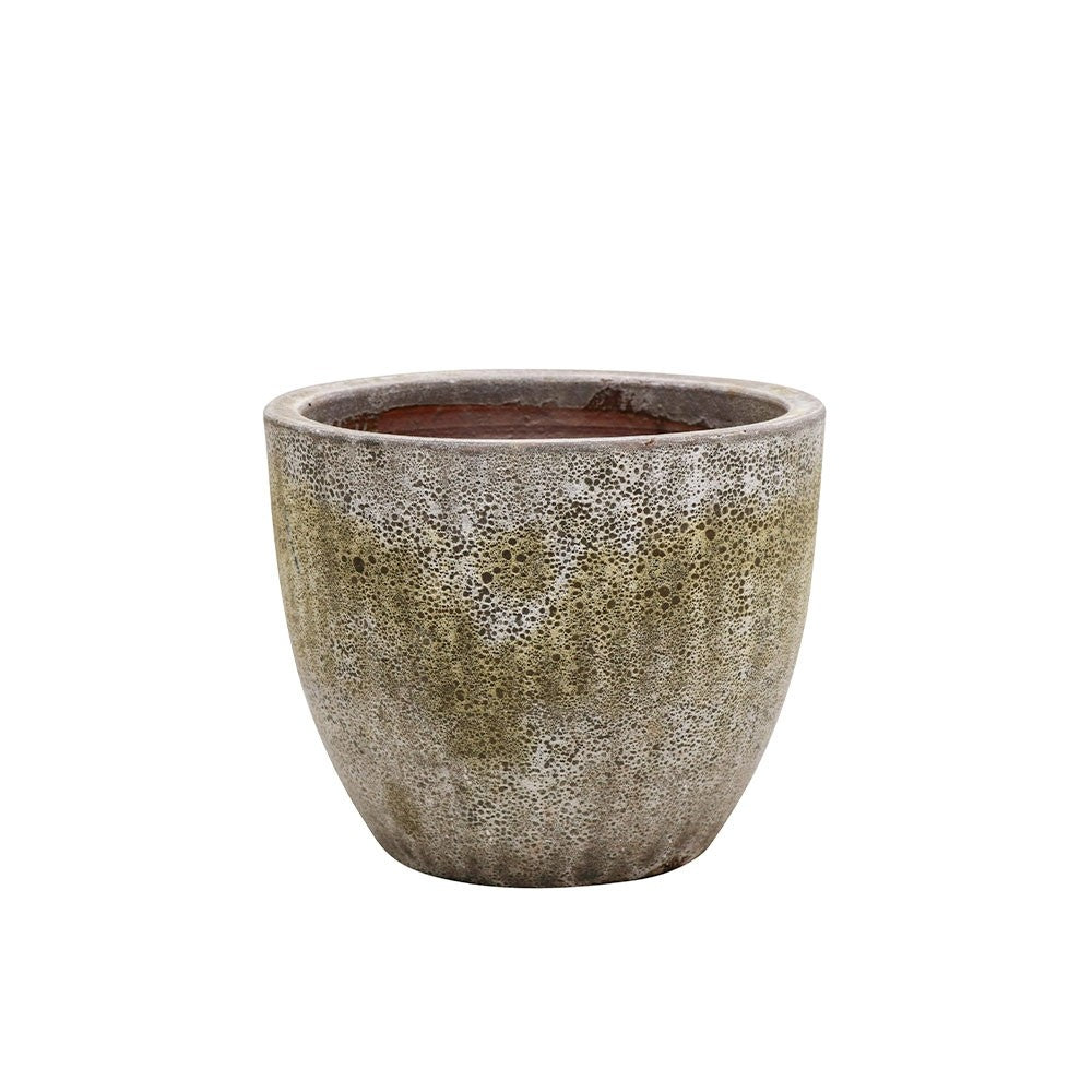 Lava Egg Earthenware Planter Pot