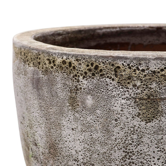 Lava Egg Earthenware Planter Pot