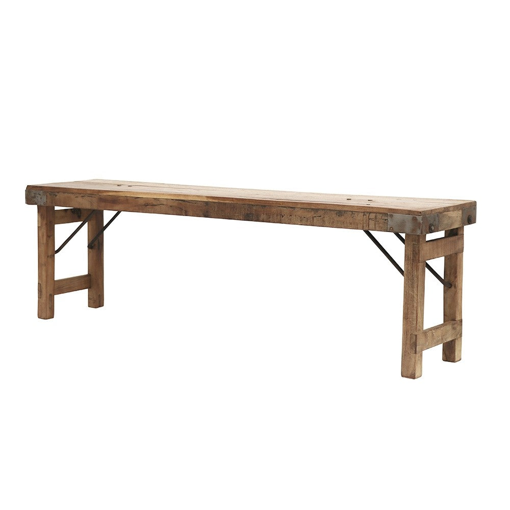 Vintage Indian Folding Bench