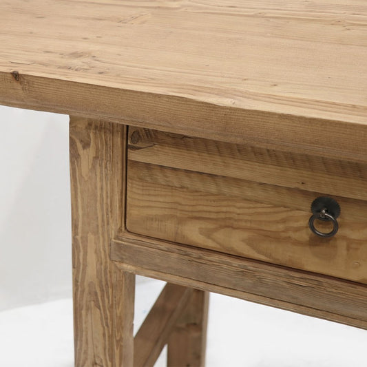 Butchers Style 2 Drawer Console Table