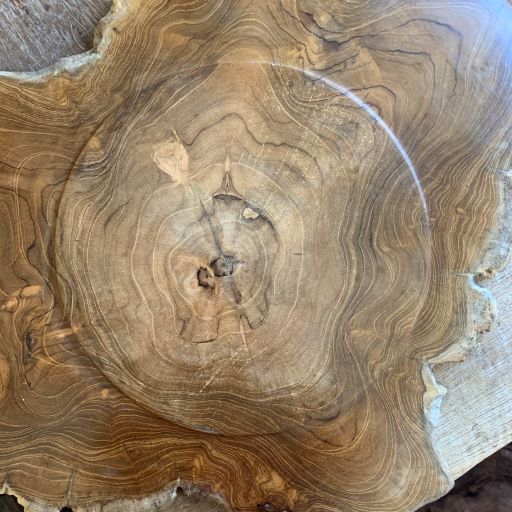 Organic Teak Wood Platter