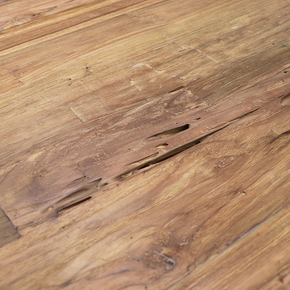 Porto Reclaimed Teak Indoor or Outdoor Dining Table 220cm