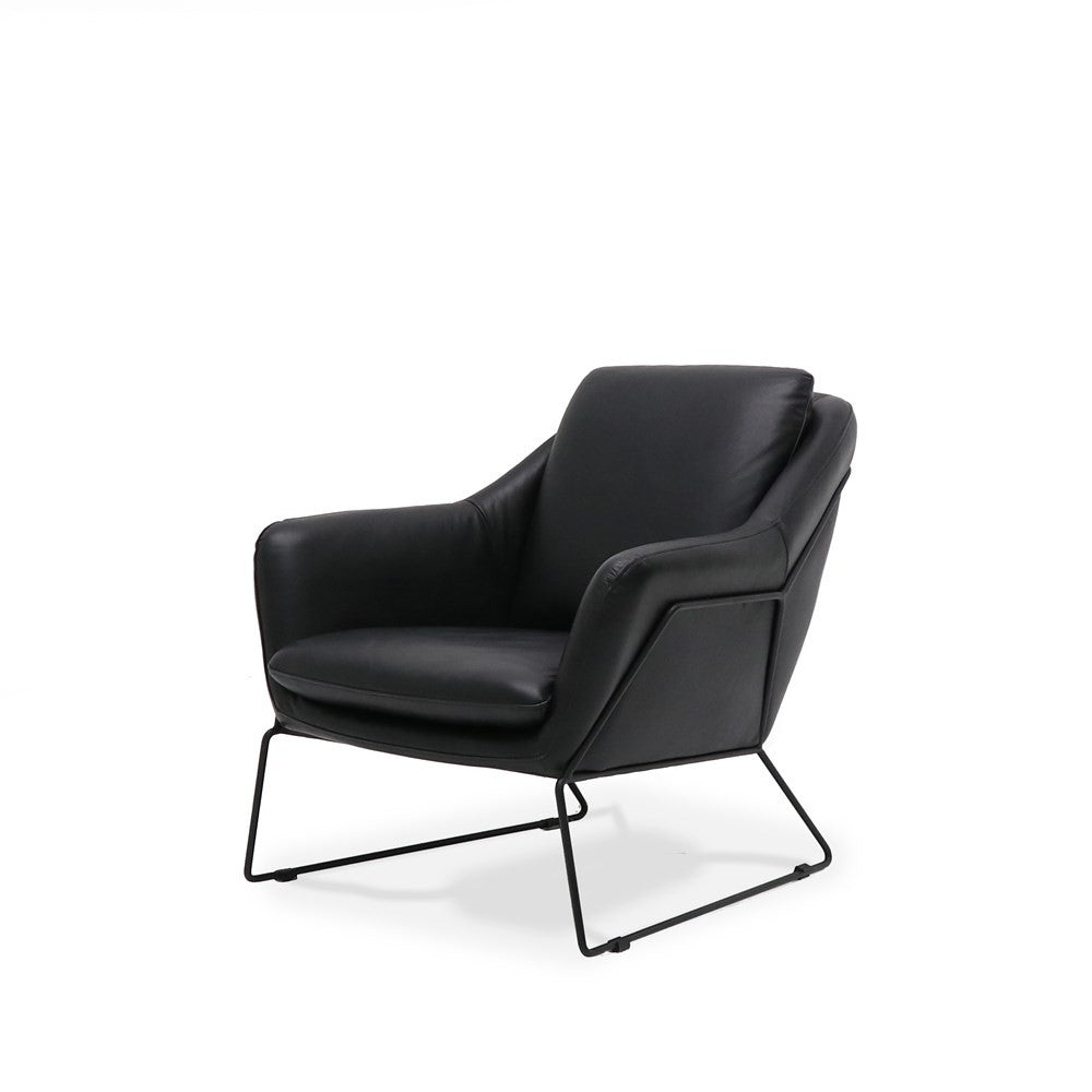 Workshop Leather Armchair - tan / brown / black