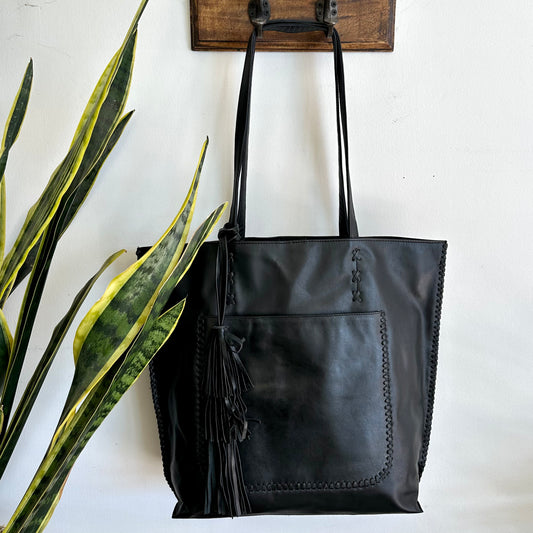 Wander Lust Leather Tote
