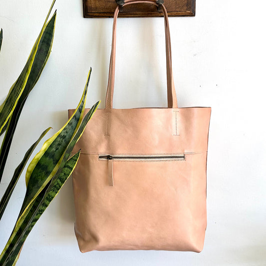 The Weekender Leather Tote
