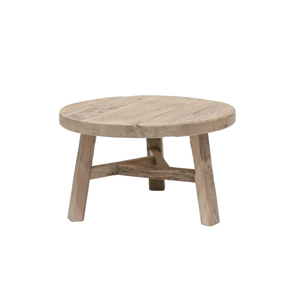 Elm Nesting Side Table (Low) - Black / Natural