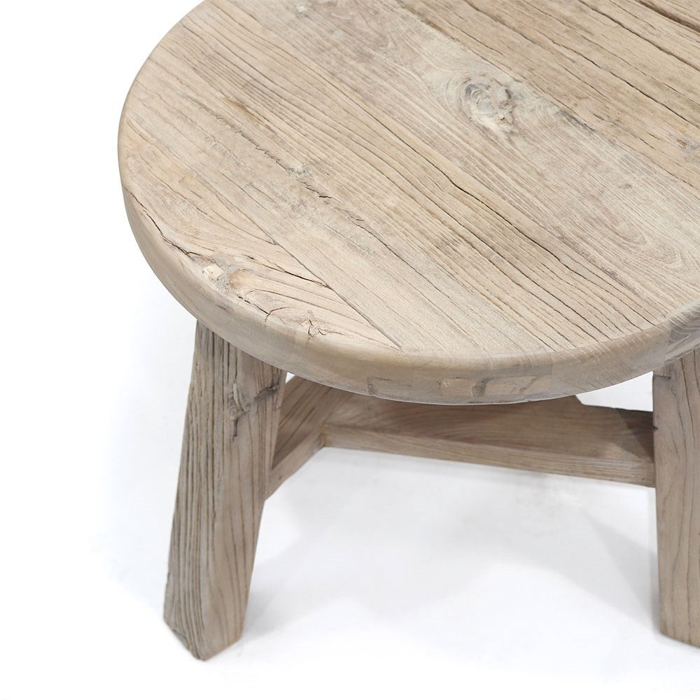 Elm Nesting Side Table (Medium) - Black / Natural
