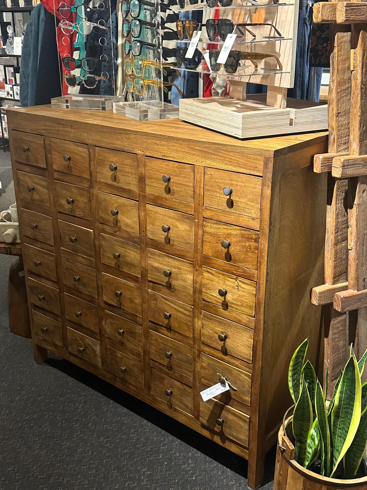 Solid Teak Apothecary Drawers