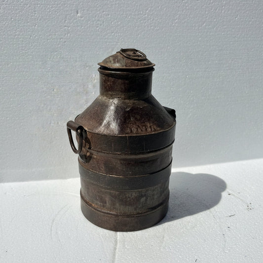 Vintage Indian Milk Can - small / large