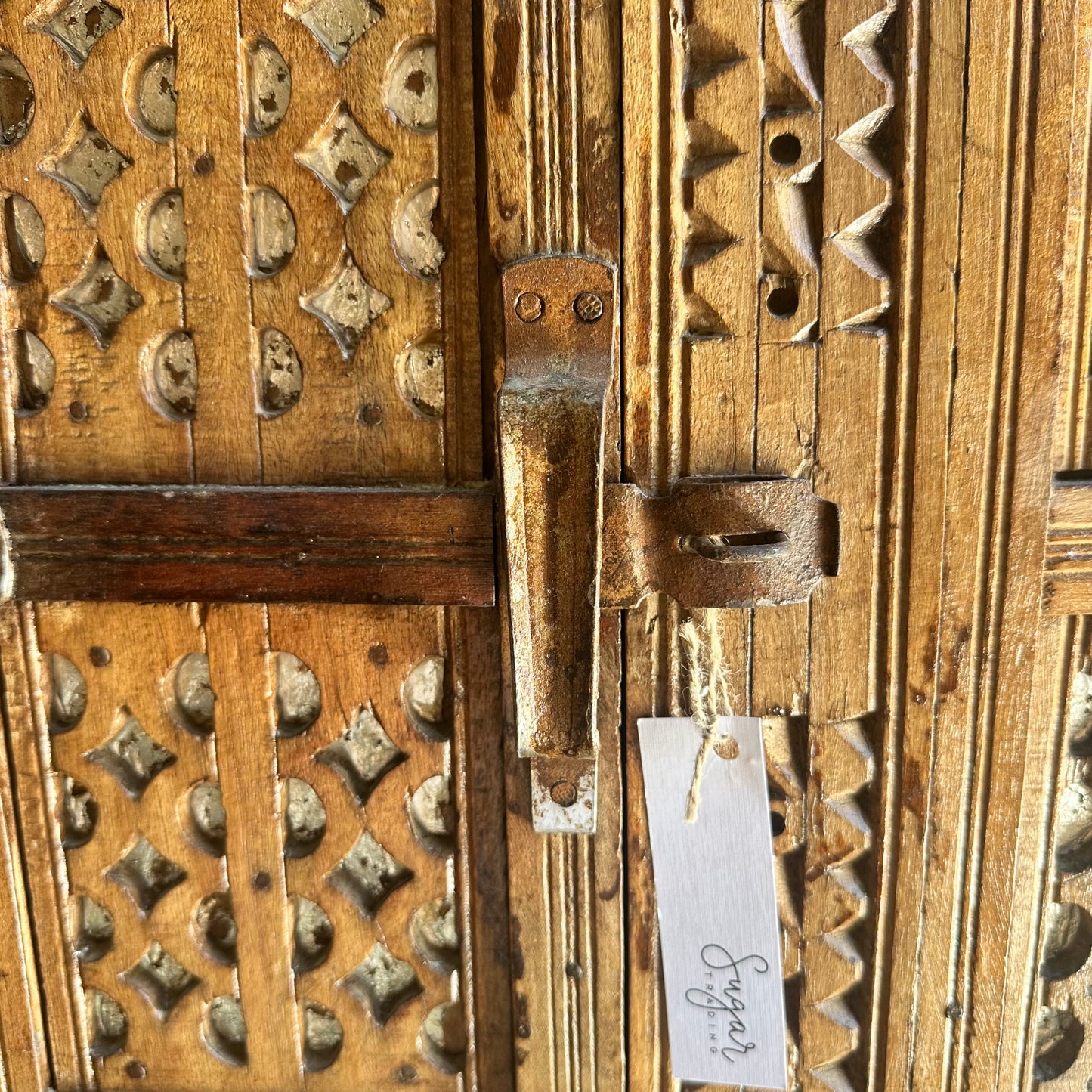 Antique Ornate Cabinet - Cubby Door