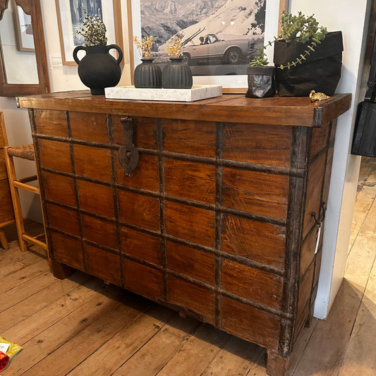Vintage Teak Pitara Console 1320mm wide