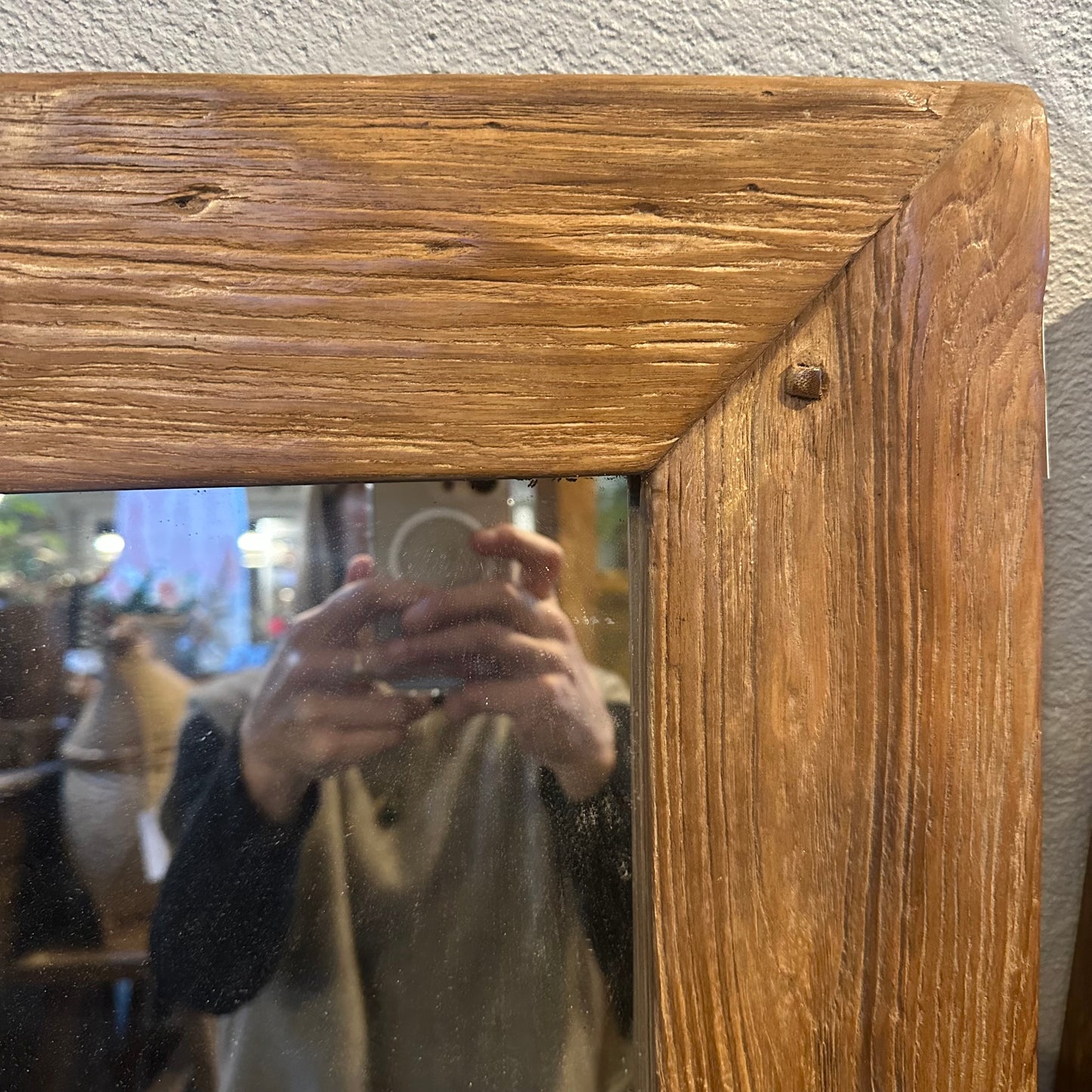 Reclaimed Timber Mirror - floor or wall - 1000x800