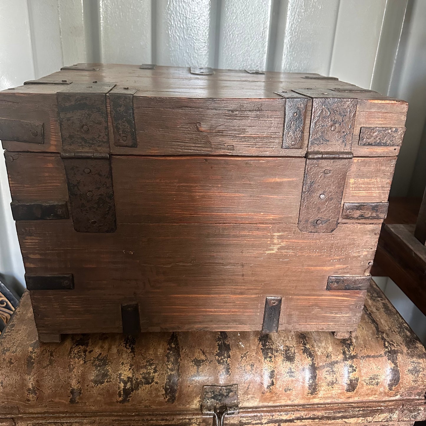 Small Vintage Teak Chest