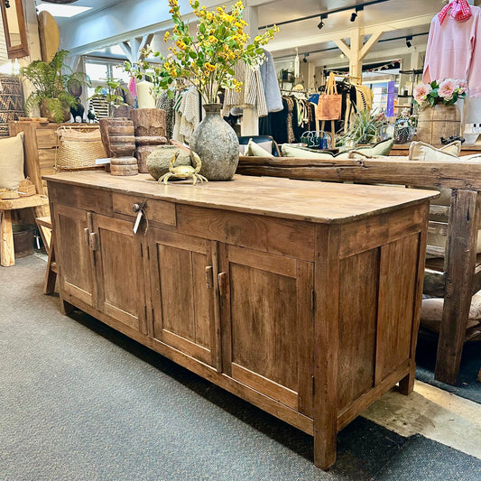 Vintage 4 Door Teak Cabinet