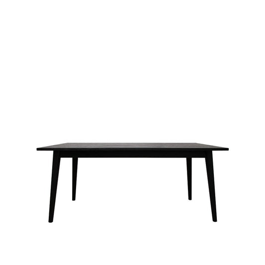 Vaasa Oak Dining Table - Black 180cm