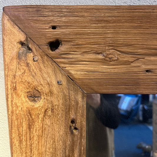 Reclaimed Timber Mirror - floor or wall - 1540x800