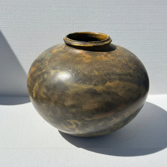 Vintage Earthenware Matka - Water Pot