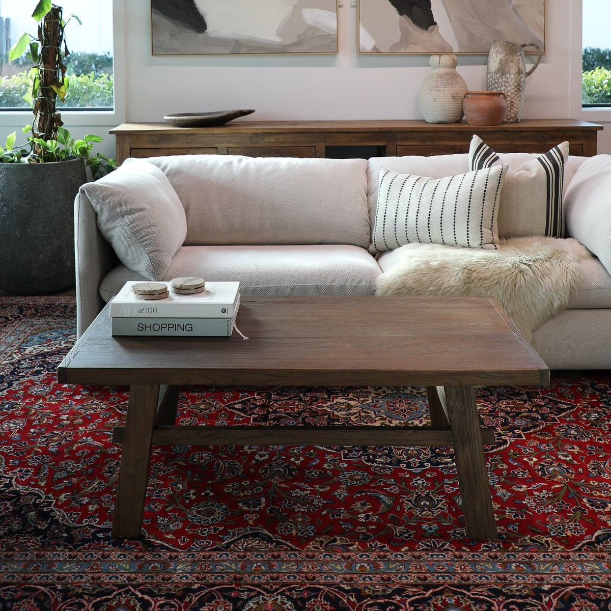 Reclaimed Elm Coffee Table - 3 colours – Sugar Trading