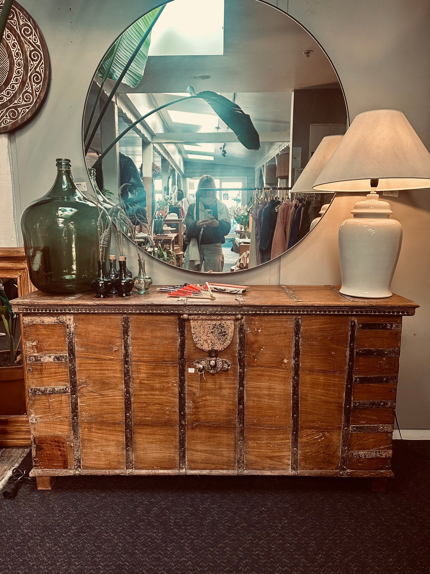Vintage Teak Pitara Console 1570mm