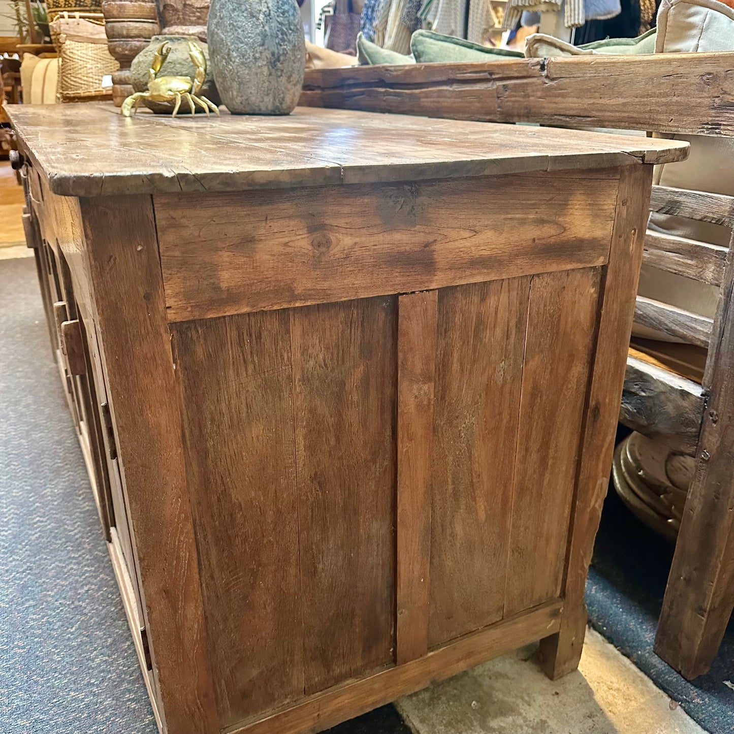 Vintage 4 Door Teak Cabinet
