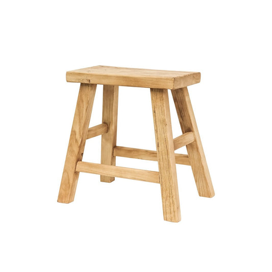 Reclaimed Elm Stool / Side Table - Natural or Black