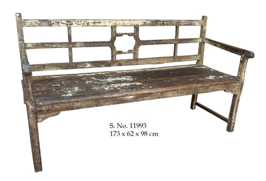 Vintage Teak Bench Seat