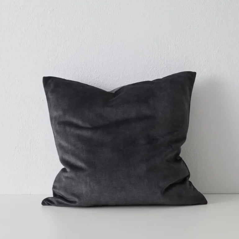 Ava 50cm Velvet Look Cushion Cover & Feather Inner