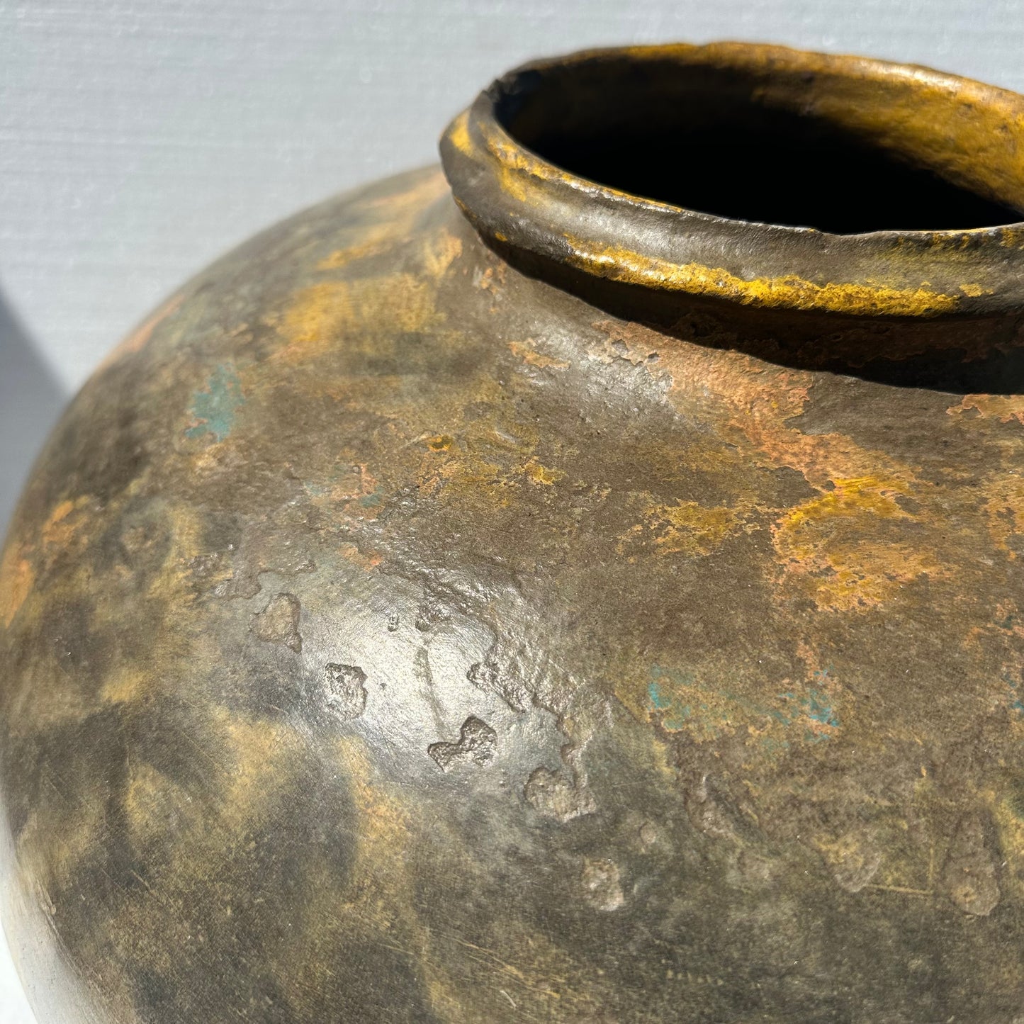 Vintage Earthenware Matka - Water Pot