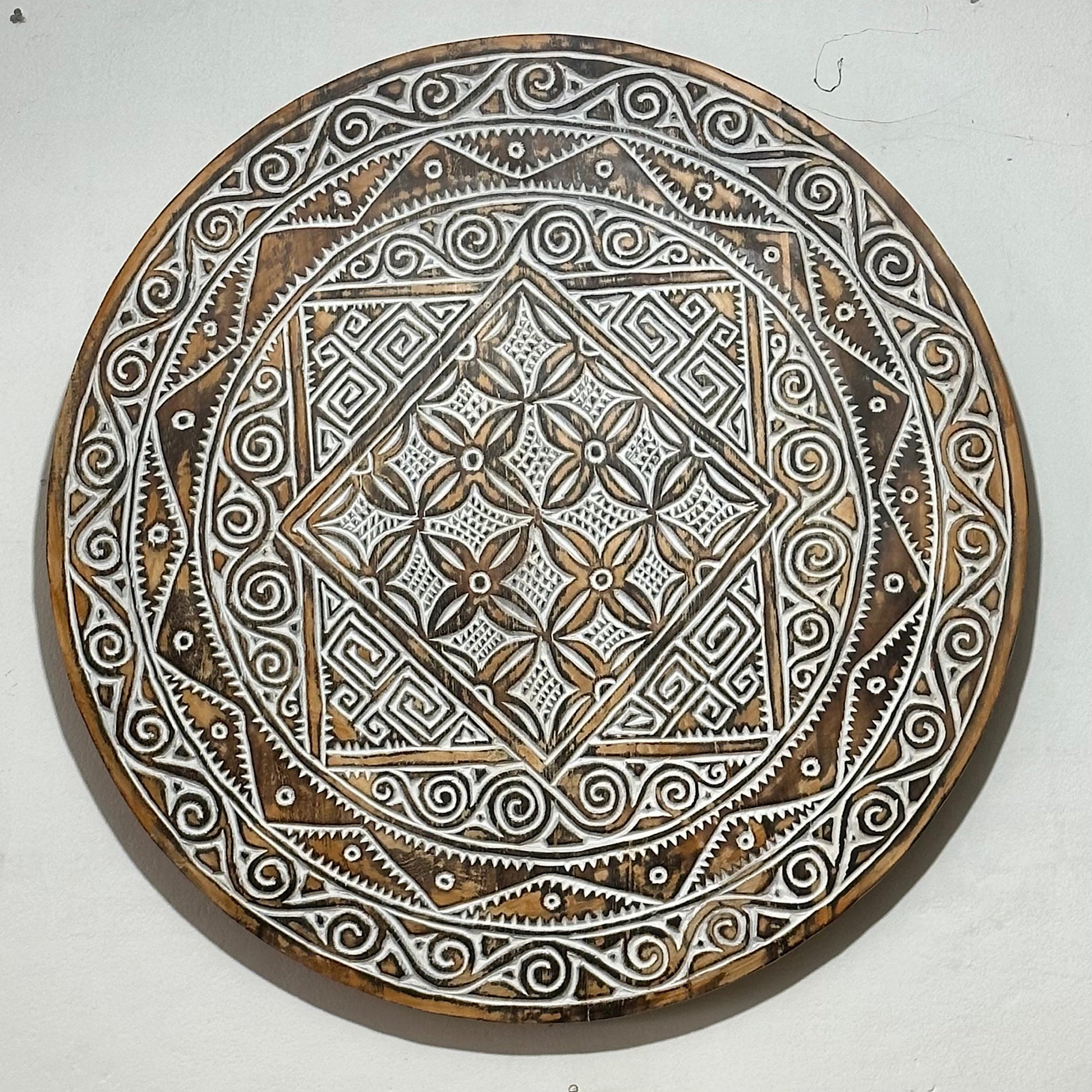 Hand Carved wooden Wall Hanging