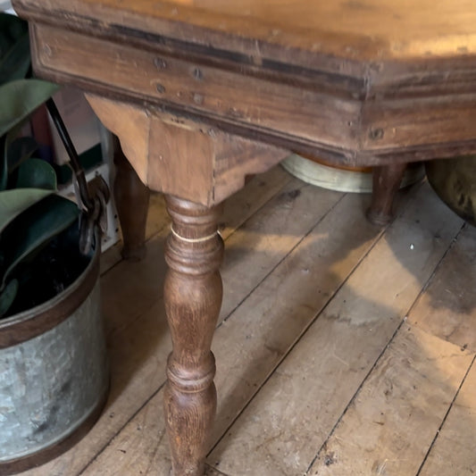 octagonal vintage teak table