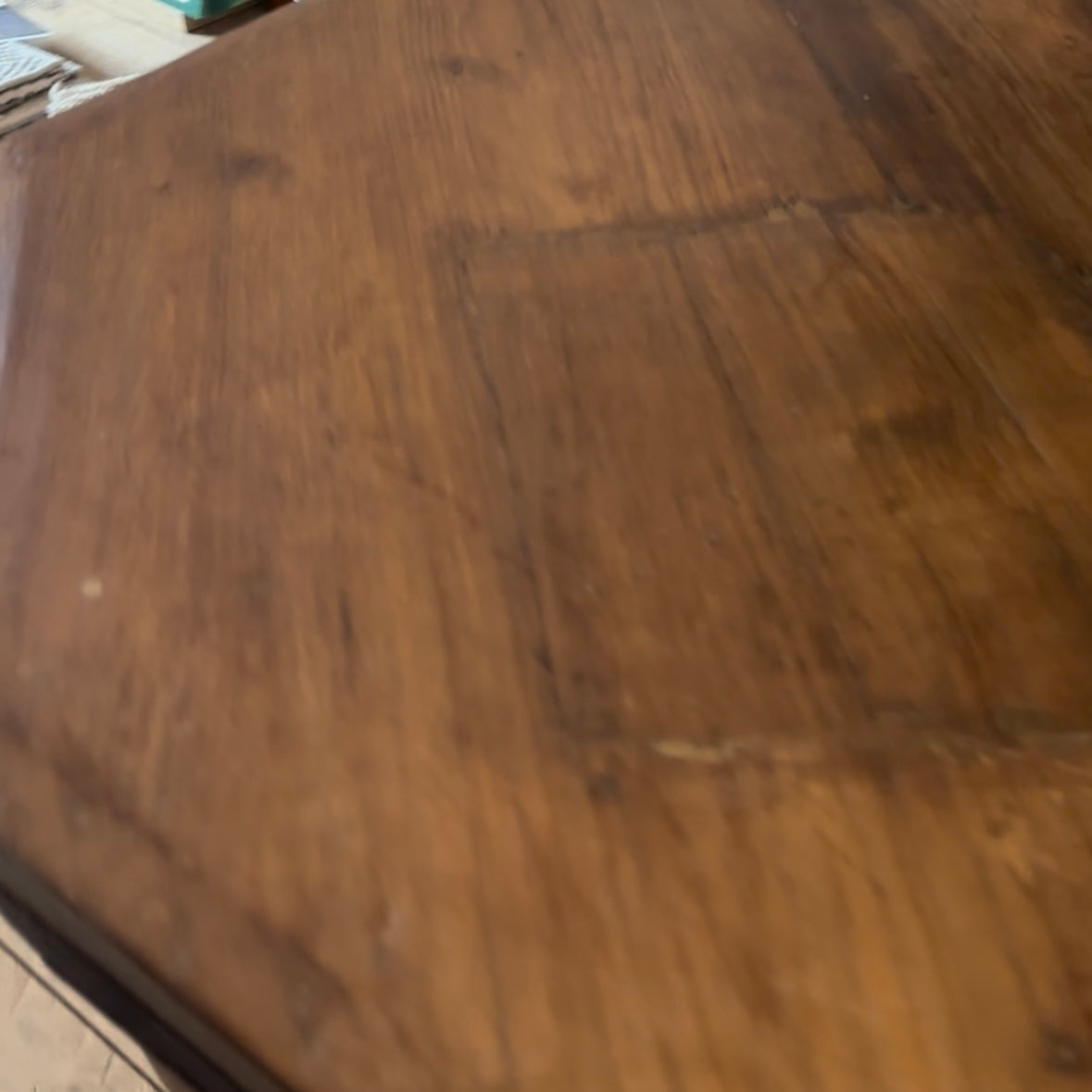 Octagonal Vintage Teak Table