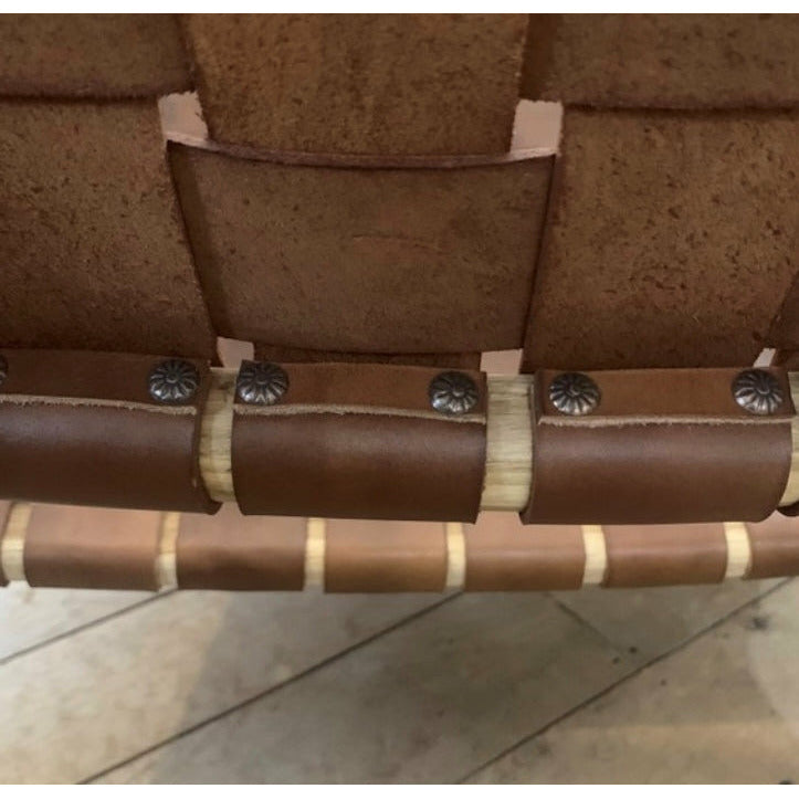 Cuban Woven Leather Armchair
