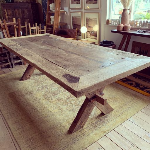 Reclaimed Timber Dining Table 2.3 x 1m