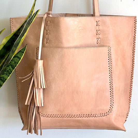 Wander Lust Leather Tote
