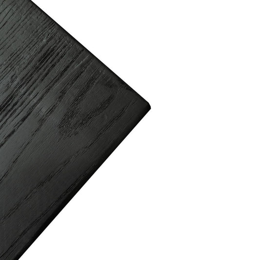 Reclaimed Elm Black Rectangle Stool / Side Table