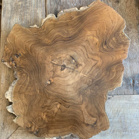 Organic Teak Wood Platter