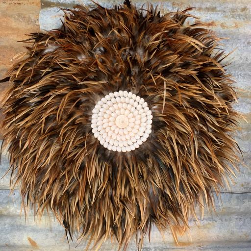 Feather Wall Hanging - 50cm white or black