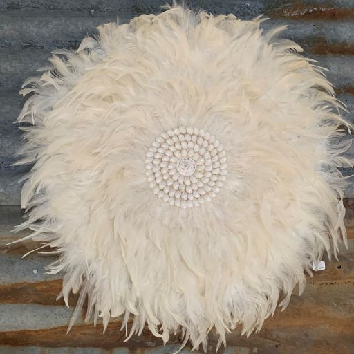 Feather Wall Hanging - 50cm white or black